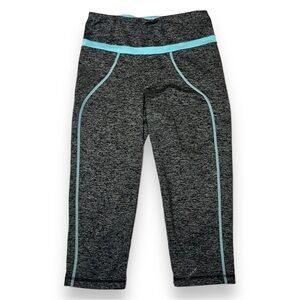 Sweaty Betty Women’s Cropped Leggings Grey/Mint Green Size XS